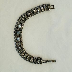 Beautiful Antique Crystal Bracelet -  Circa 1960's